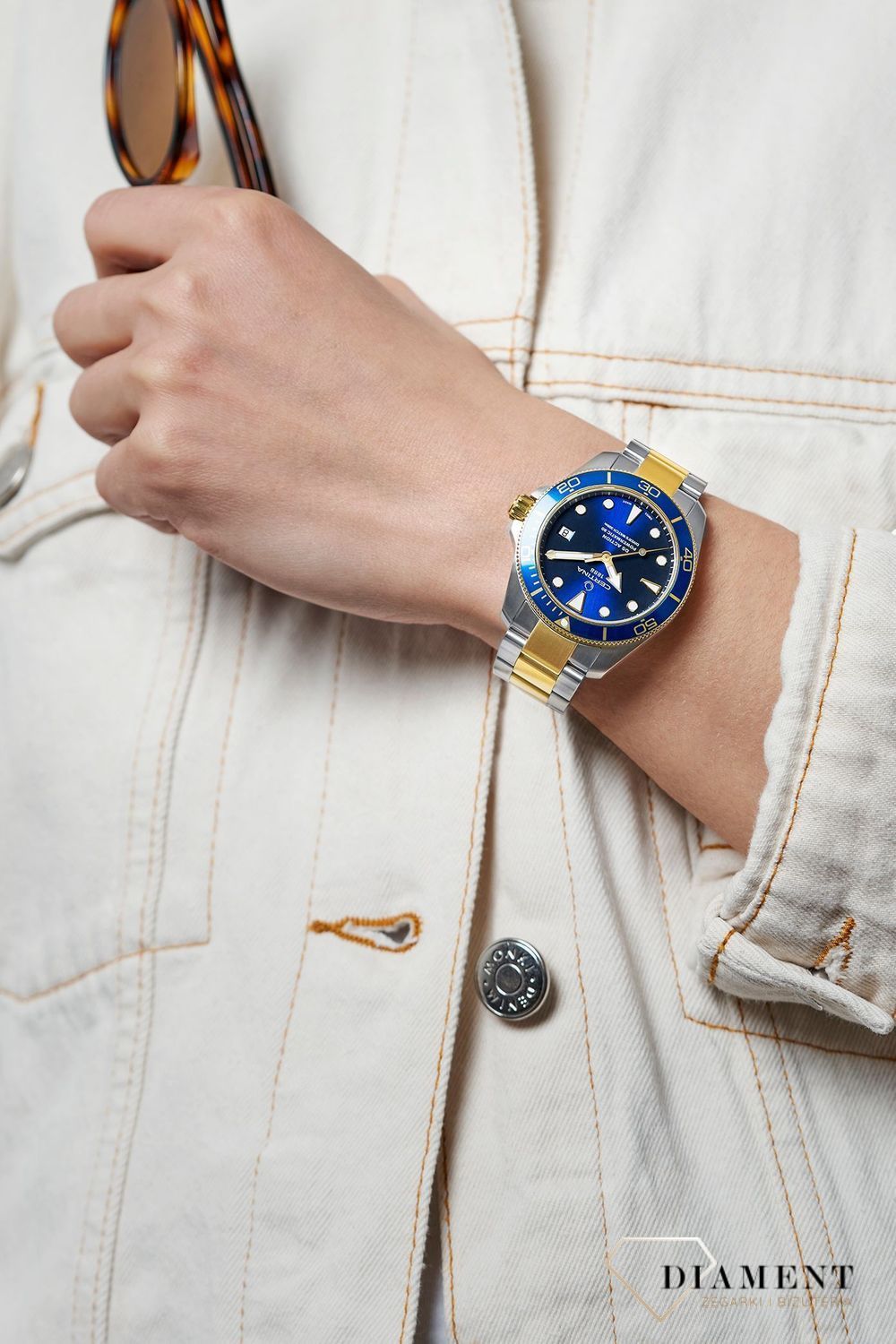 Zegarek damski Certina DS Action Diver 38mm Powermatic 80 Sea Turtle Conservancy Special (2).jpg