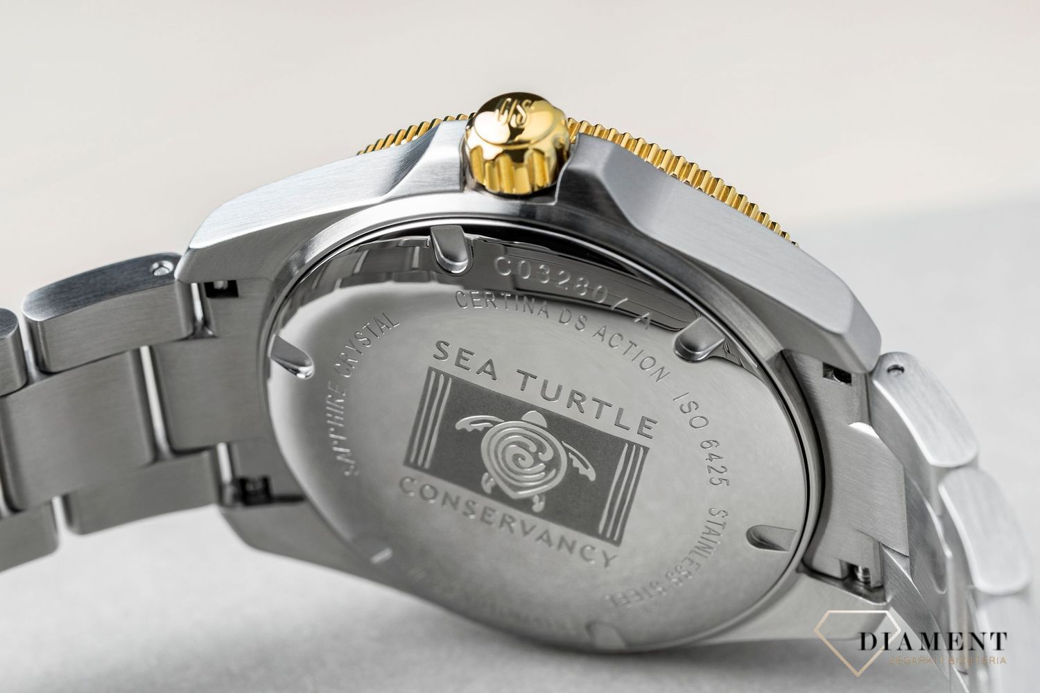 Zegarek damski Certina DS Action Diver 38mm Powermatic 80 Sea Turtle Conservancy Special (2).jpg