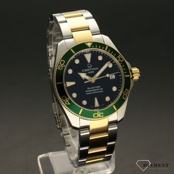 Zegarek męski Certina DS Action Diver Automatic zielony pierścień  C032.807.22.051 (1).jpg