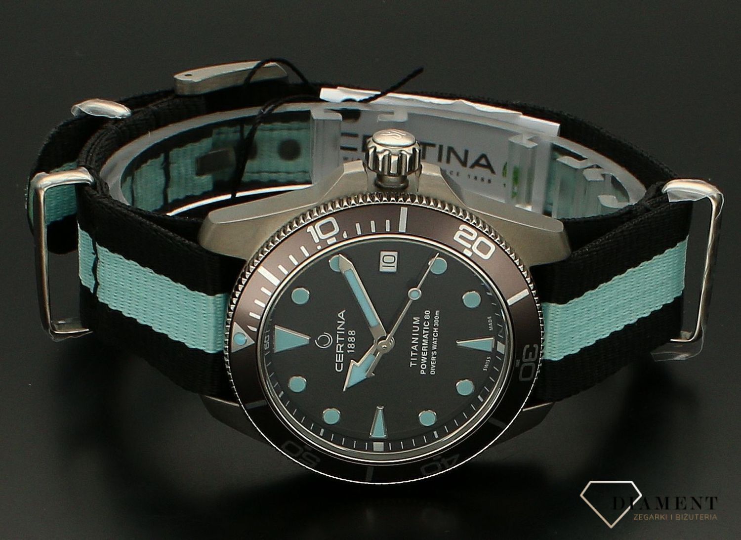 Zegarek Certina DS Action Diver Titanium Automatic damski C032.807.48.081 (1).jpg