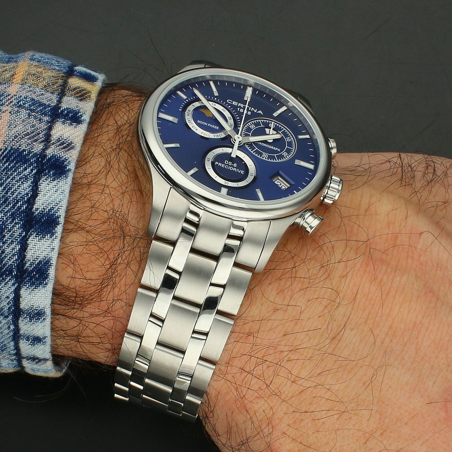 Zegarek męski Certina Ds 8 Chrono Moon Phase C033.450.11.041.00 (C0334501104100).jpg