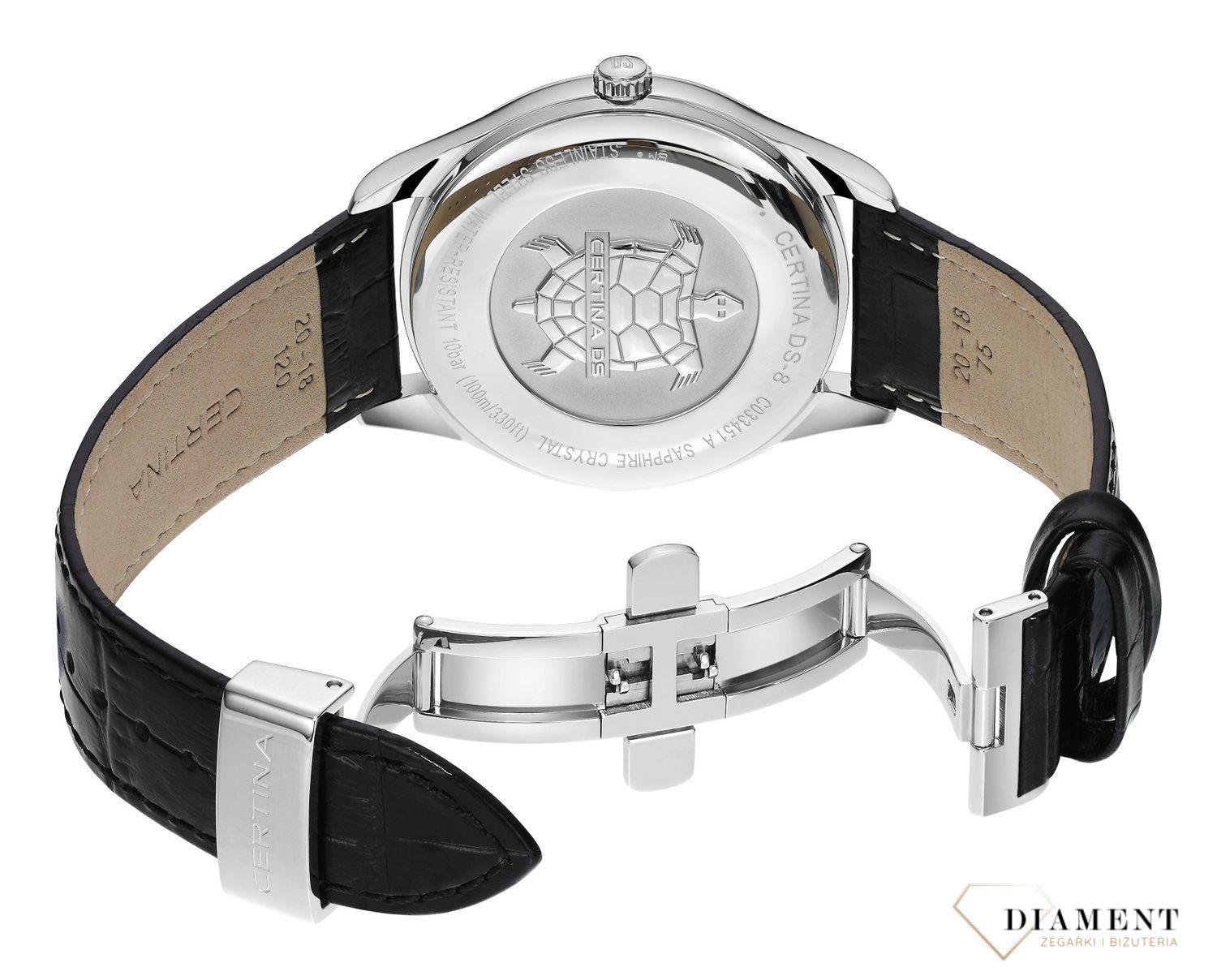 Zegarek męski Certina C033.451.16.051.00 DS 8. W tym modelu Certina to klasyczny zegarek męski o wysokiej jakości wykonania. Do produk.jpg