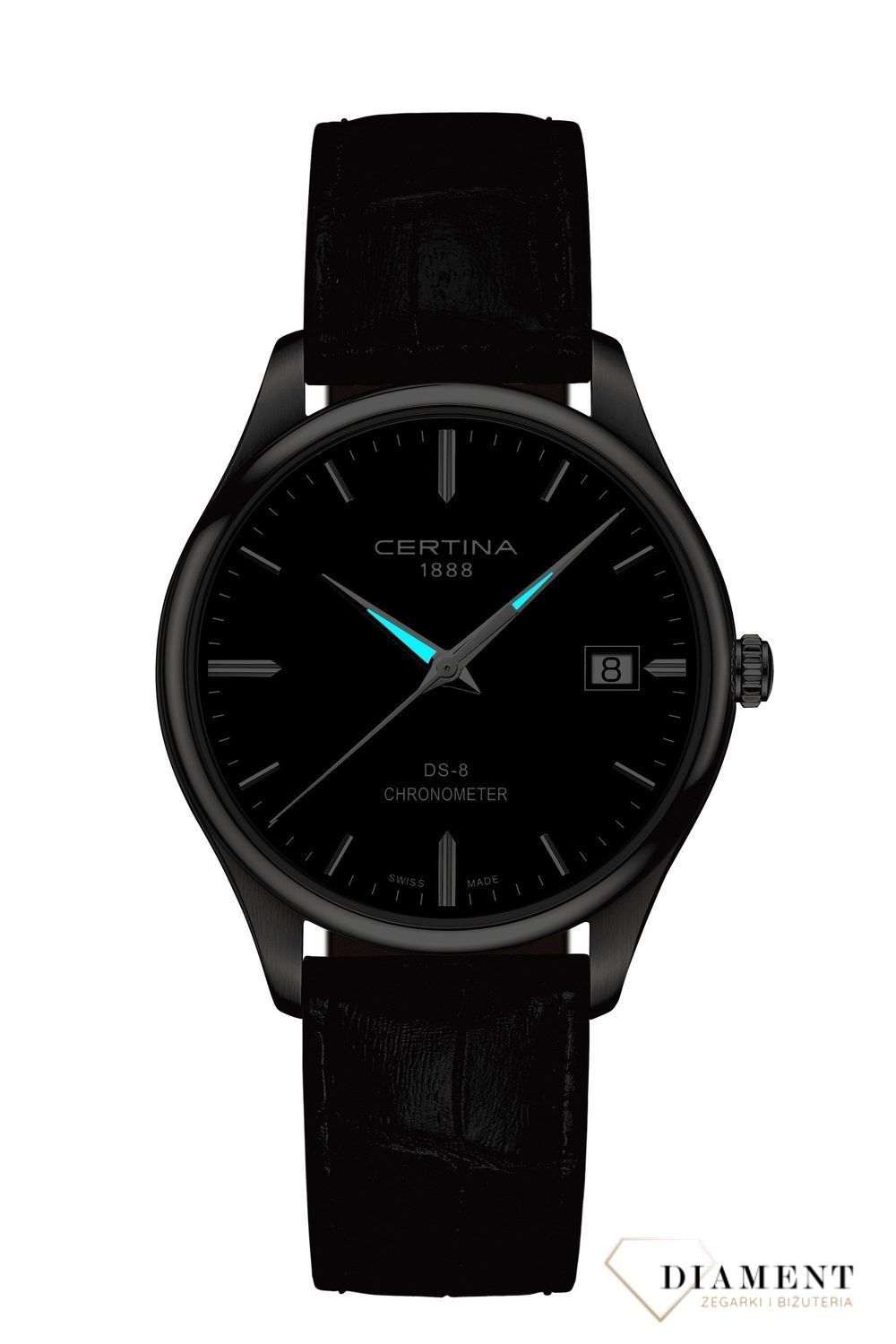 Zegarek męski Certina C033.451.16.051.00 DS 8. W tym modelu Certina to klasyczny zegarek męski o wysokiej jakości wykonania. Do produk.jpg