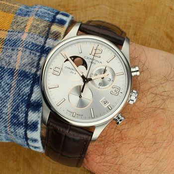 Certina DS-8 Chrono Moon Phase C033.460.16.037.00 – fazy księżyca, chronograf, Precidrive.jpg