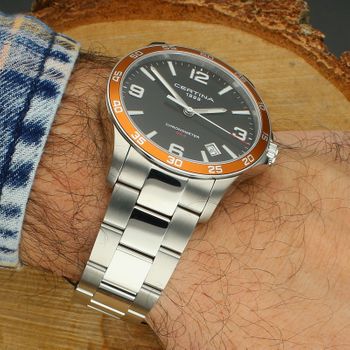 Certina DS-8 Chronometer C033.851.11.057.01 – szwajcarski zegarek męski COSC  OUTLET srebrna.jpg