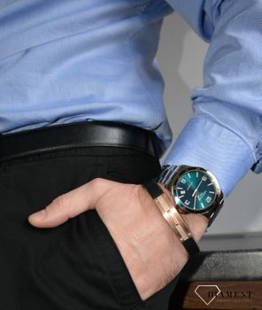 Certina DS-8 COSC Chronometer C033.851.21.097.00 to męski zegarek wykonany ze stali przyjemny w noszeniu i kolorowy zegarek  z zieloną tarczą Certina Chronometer ds-8. Zegarki Certina (3).JPG
