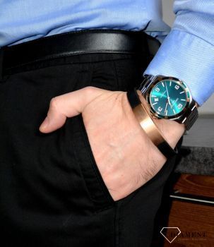 Certina DS-8 COSC Chronometer C033.851.21.097.00 to męski zegarek wykonany ze stali przyjemny w noszeniu i kolorowy zegarek  z zieloną tarczą Certina Chronometer ds-8. Zegarki Certina (5).JPG