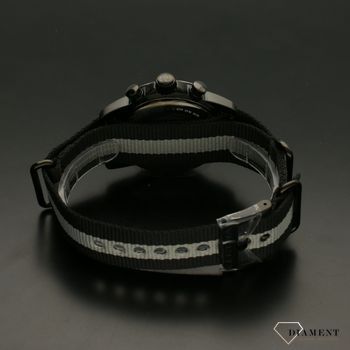 Bardzo elegancki zegarek męski w ciemnych kolorach, z wyraźną męską czarną tarczą. Zegarek męski to świetny pomysł na prezent dla mężczyzny. Zapraszamy!  (4).jpg