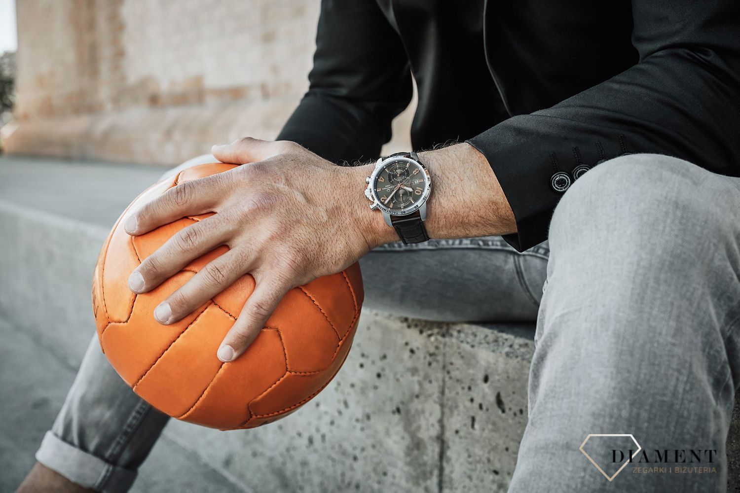 Zegarek męski Certina DS Podnium  C034.427.16.087.01  Automatic na brązowym pasku z zapięciem motylkowym (4).jpg