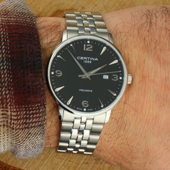 Certina DS Caimano Precidrive C035.410.11.057.00 – Zegarek Męski Swiss Made, Czarna Tarcza, Szafir, 100M, OUTLET.jpg