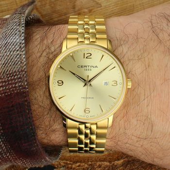 Certina DS Caimano C035.410.33.367.00 – Zegarek Męski Swiss Made, Złoty PVD, Precidrive, OUTLET — kopia.jpg