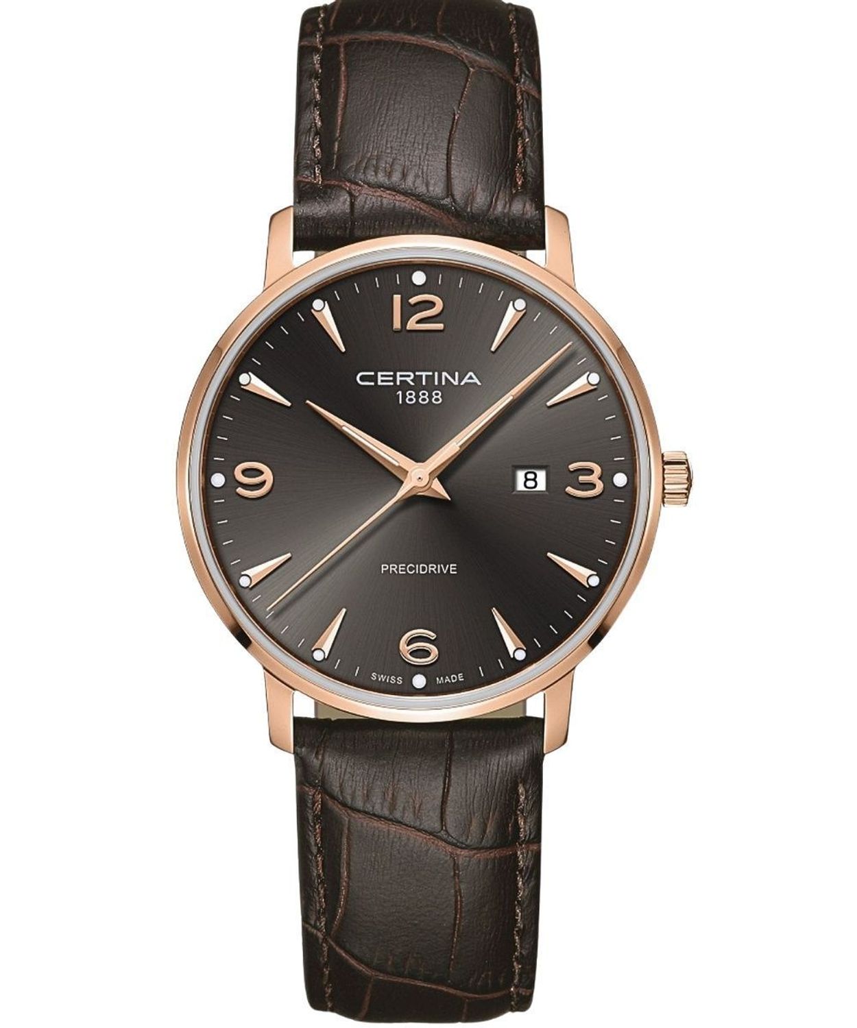 Certina DS Caimano C035.410.36.087.00 – Zegarek Męski Swiss Made, Różowe Złoto, Precidrive, OUTLET C035.410.36.087.00.jpg