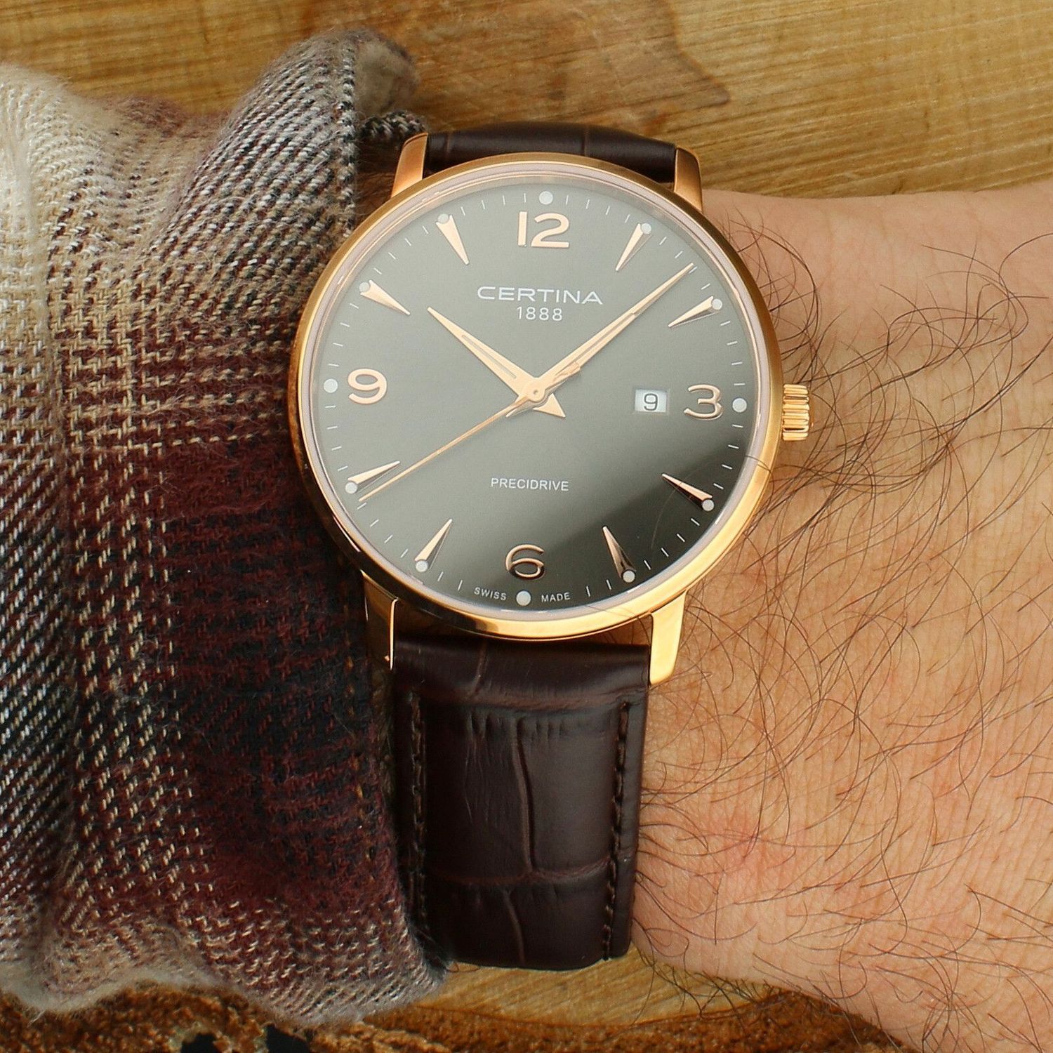 Certina DS Caimano C035.410.36.087.00 – Zegarek Męski Swiss Made, Różowe Złoto, Precidrive, OUTLET C035.410.36.087.00.jpg