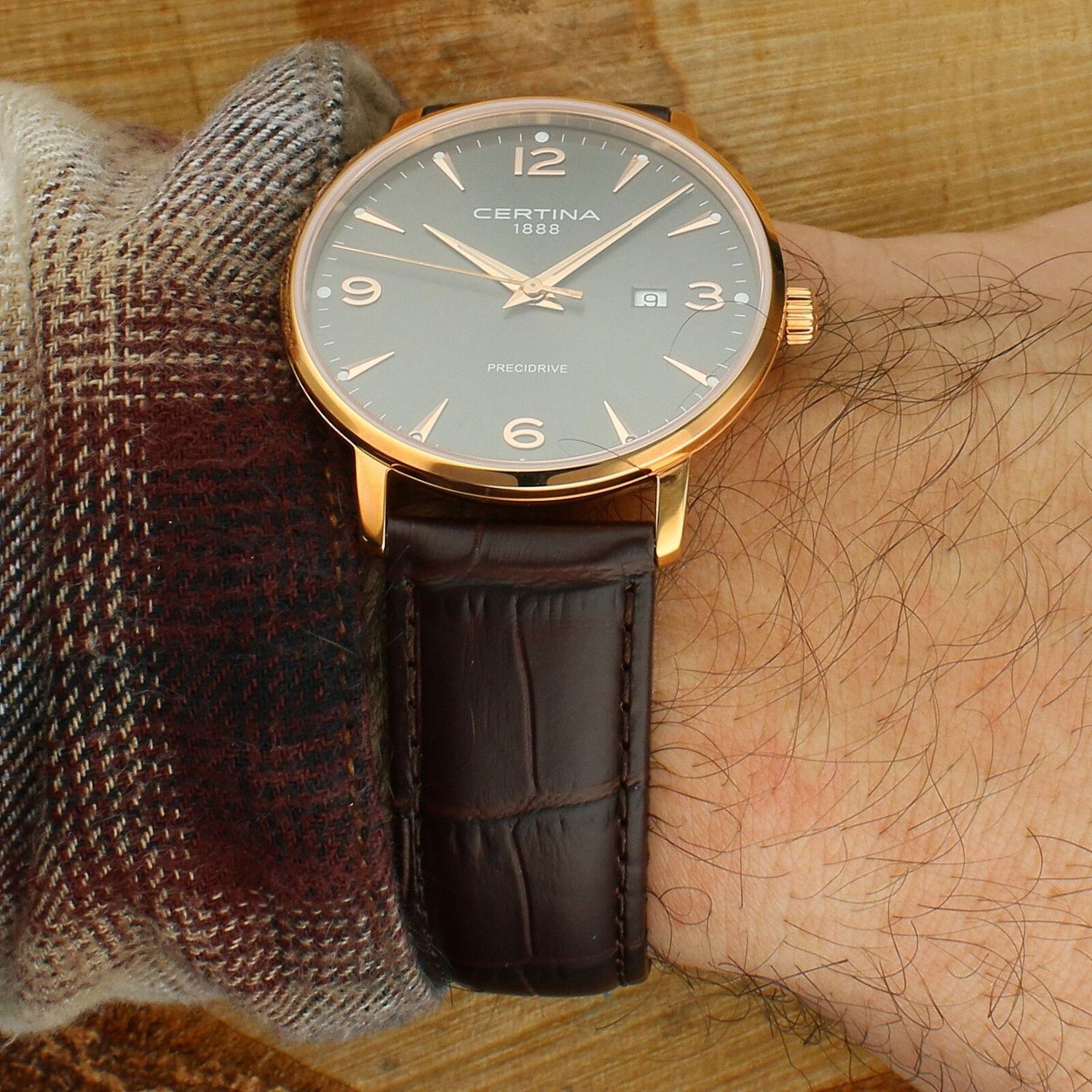 Certina DS Caimano C035.410.36.087.00 – Zegarek Męski Swiss Made, Różowe Złoto, Precidrive, OUTLET C035.410.36.087.00.jpg