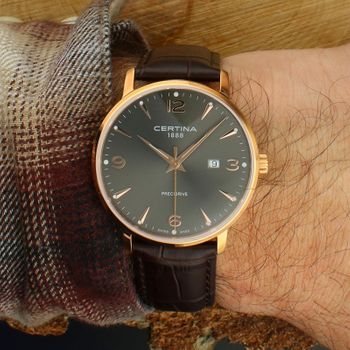 Certina DS Caimano C035.410.36.087.00 – Zegarek Męski Swiss Made, Różowe Złoto, Precidrive, OUTLET.jpg