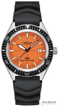 Zegarek męski Certina DS Super PH500M Powermatic 80 Orange Diver (2).jpg