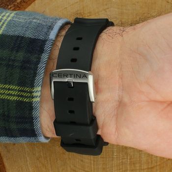 Zegarek męski Certina DS Super PH500M Powermatic 80 Orange Diver 500 m C037.407.17.280.10 logo certina.jpg