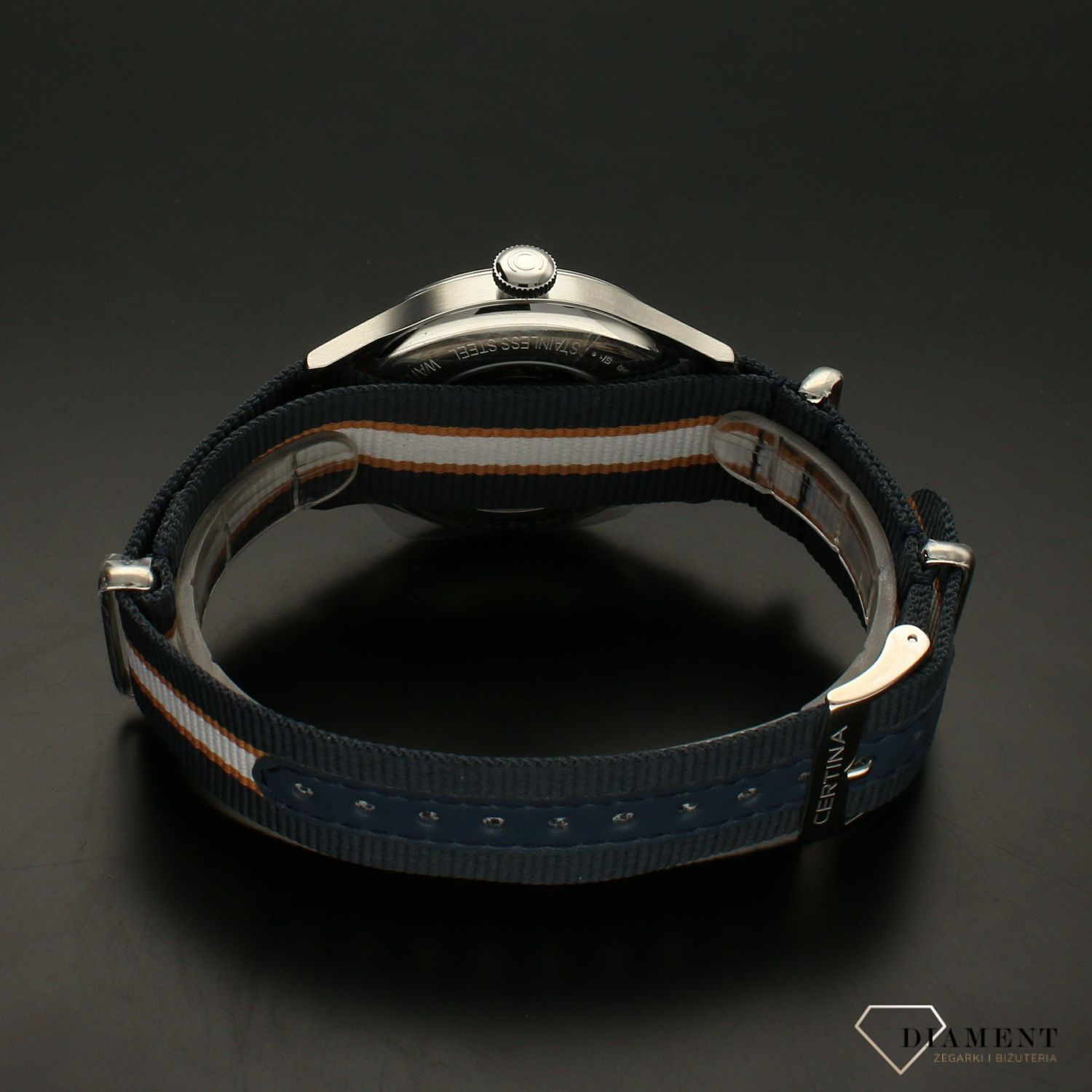 Zegarek męski na pasku parcianym Certina DS Powermatic 80 C038.407.18.047.00.jpg