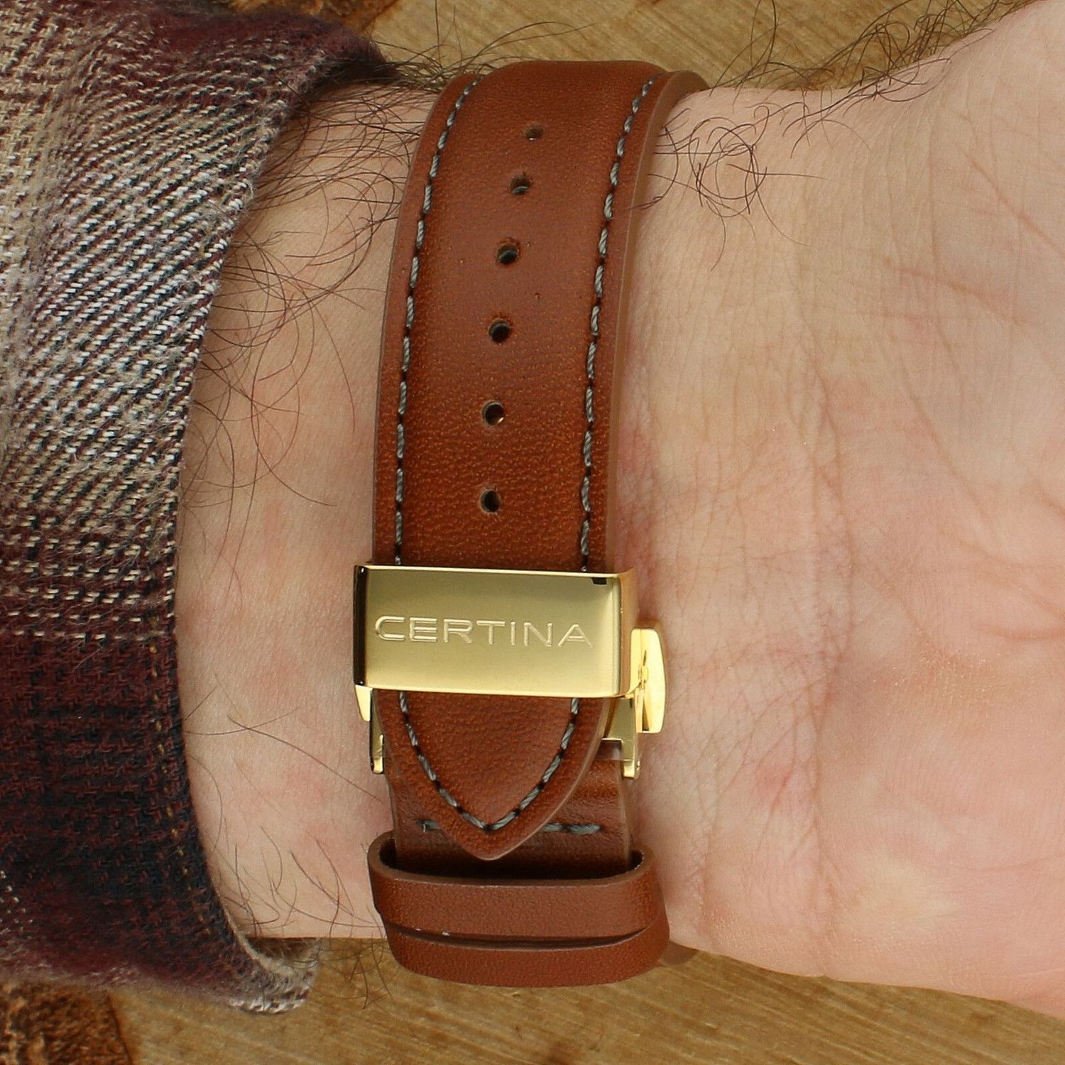 Zegarek męski na pasku ''Złoty powermatic 80''  C038.407.36.367 (2).jpg