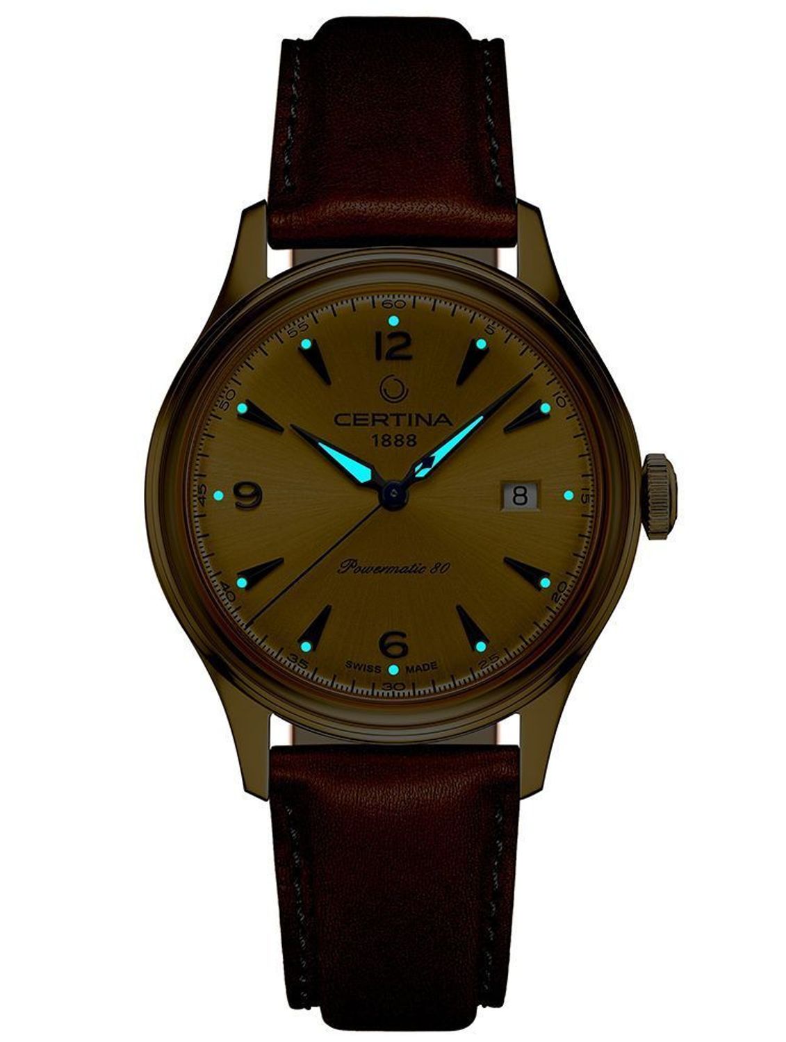 Zegarek męski na pasku ''Złoty powermatic 80''  C038.407.36.367 (2).jpg