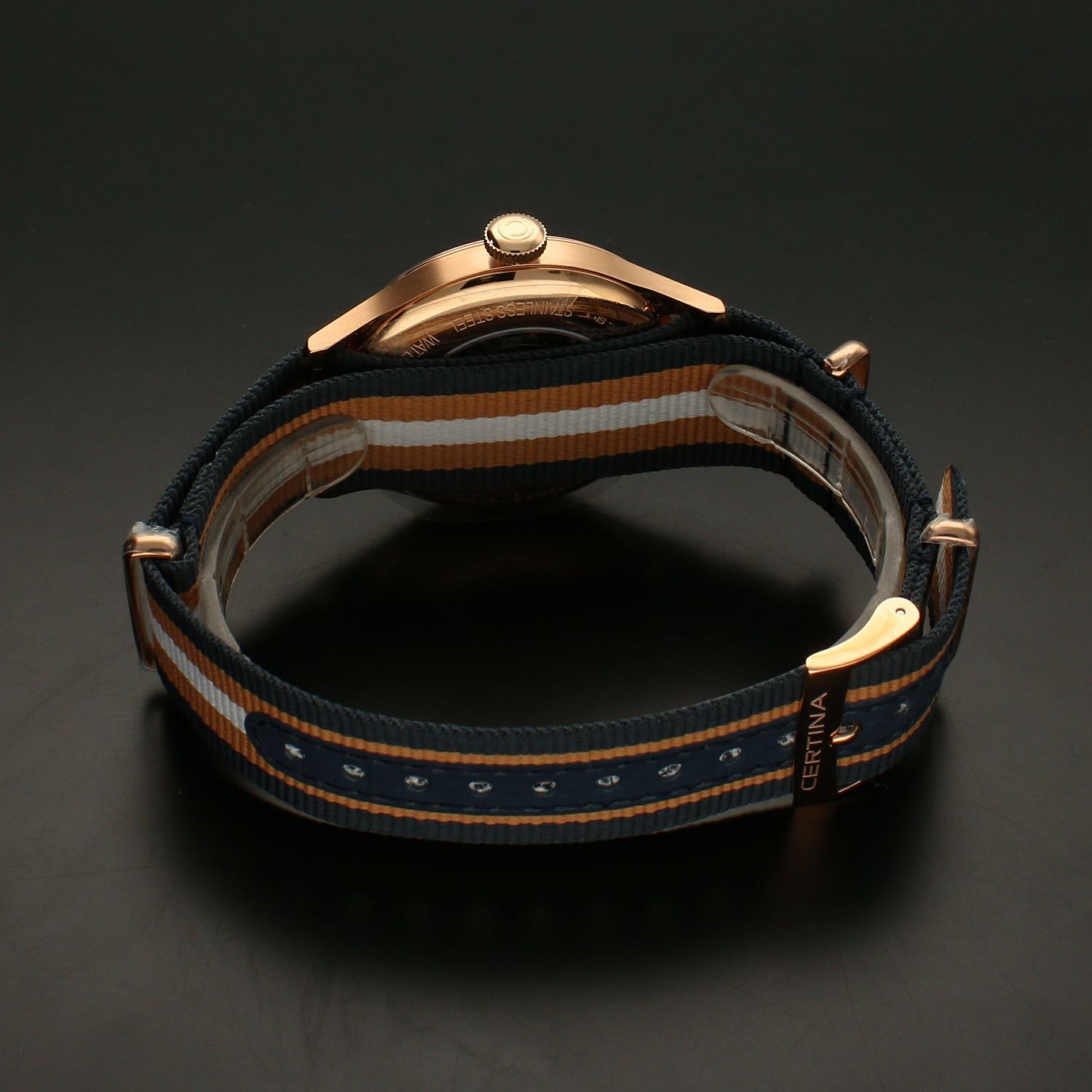 Zegarek męski na pasku parcianym Certina DS Powermatic 80 (2).jpg