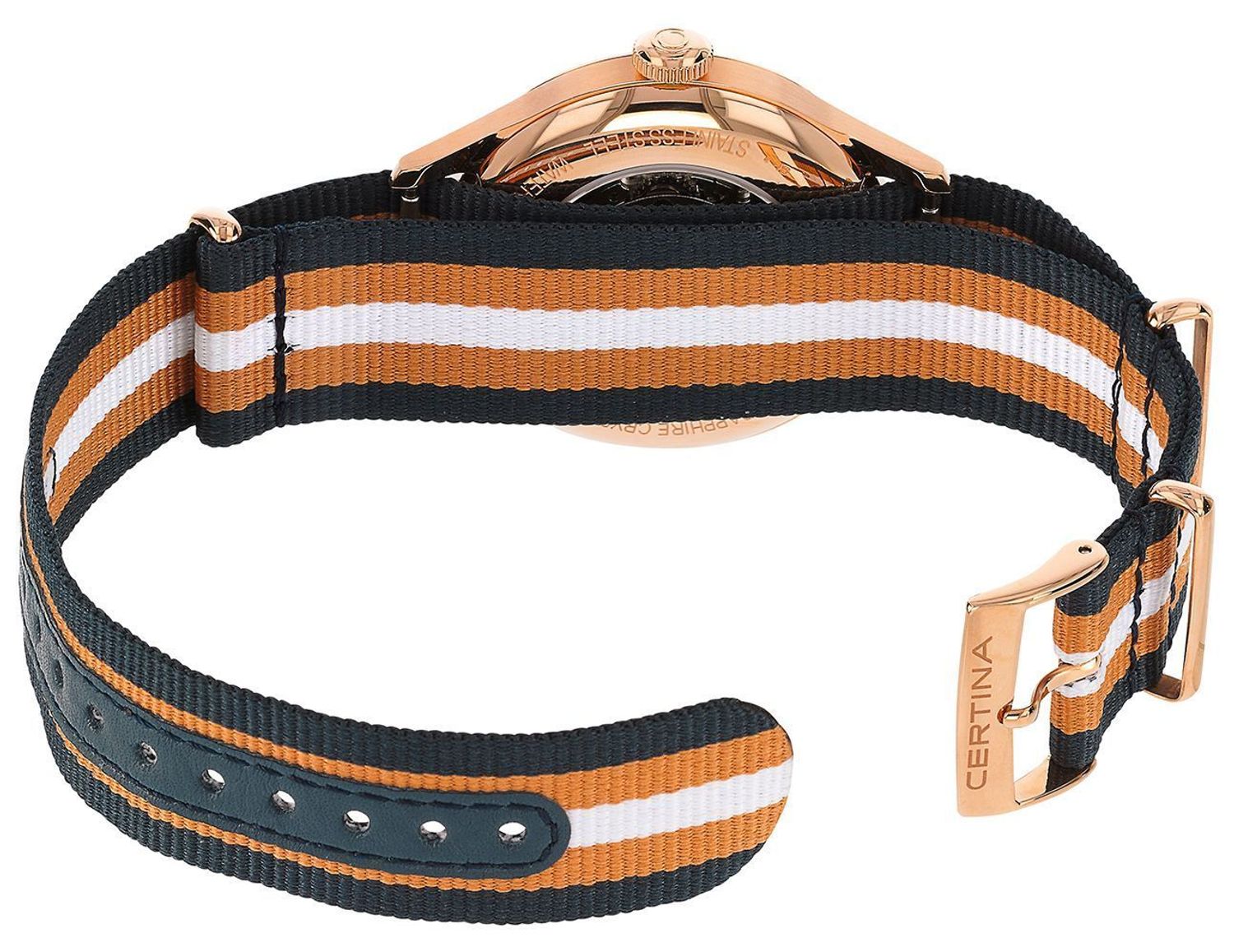 Zegarek męski na pasku parcianym Certina DS Powermatic 80 (2).jpg