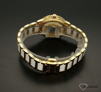 Zegarek damski ceramiczny Certina DS-6 Lady Chronometer C039.251.33.017.00. Ds DS-6 Ceramic wyposażony jest w kwarcowy mechanizm, zasilany za pomocą baterii. Damski zegarek w pięknej kolorystyce połączenia biali i złota (2).jpg