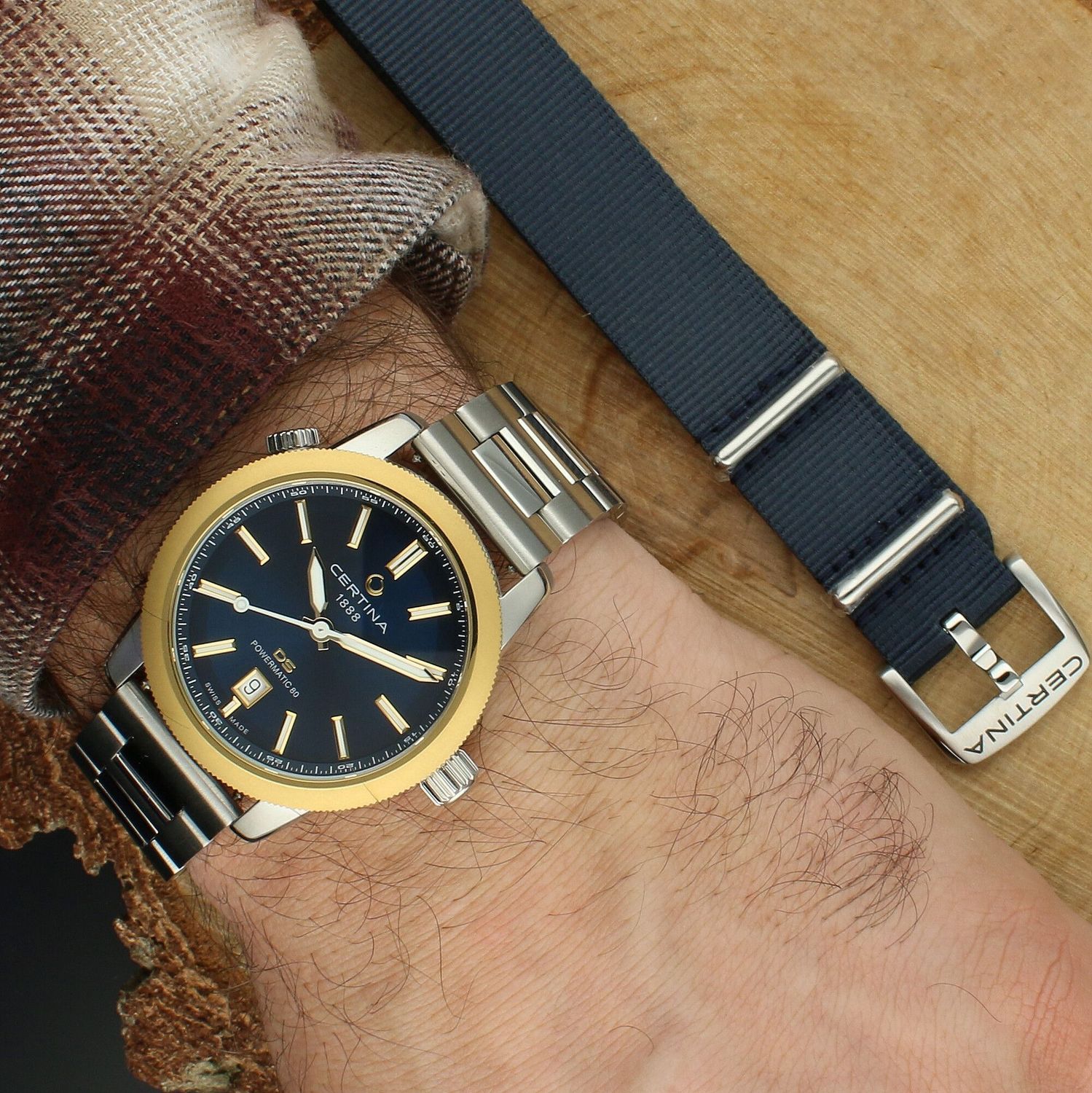 Zegarek męski Certina DS+ Powermatic 80 C041.407.19.041.01 – Automat, 2 Koperty, 200M ...jpg