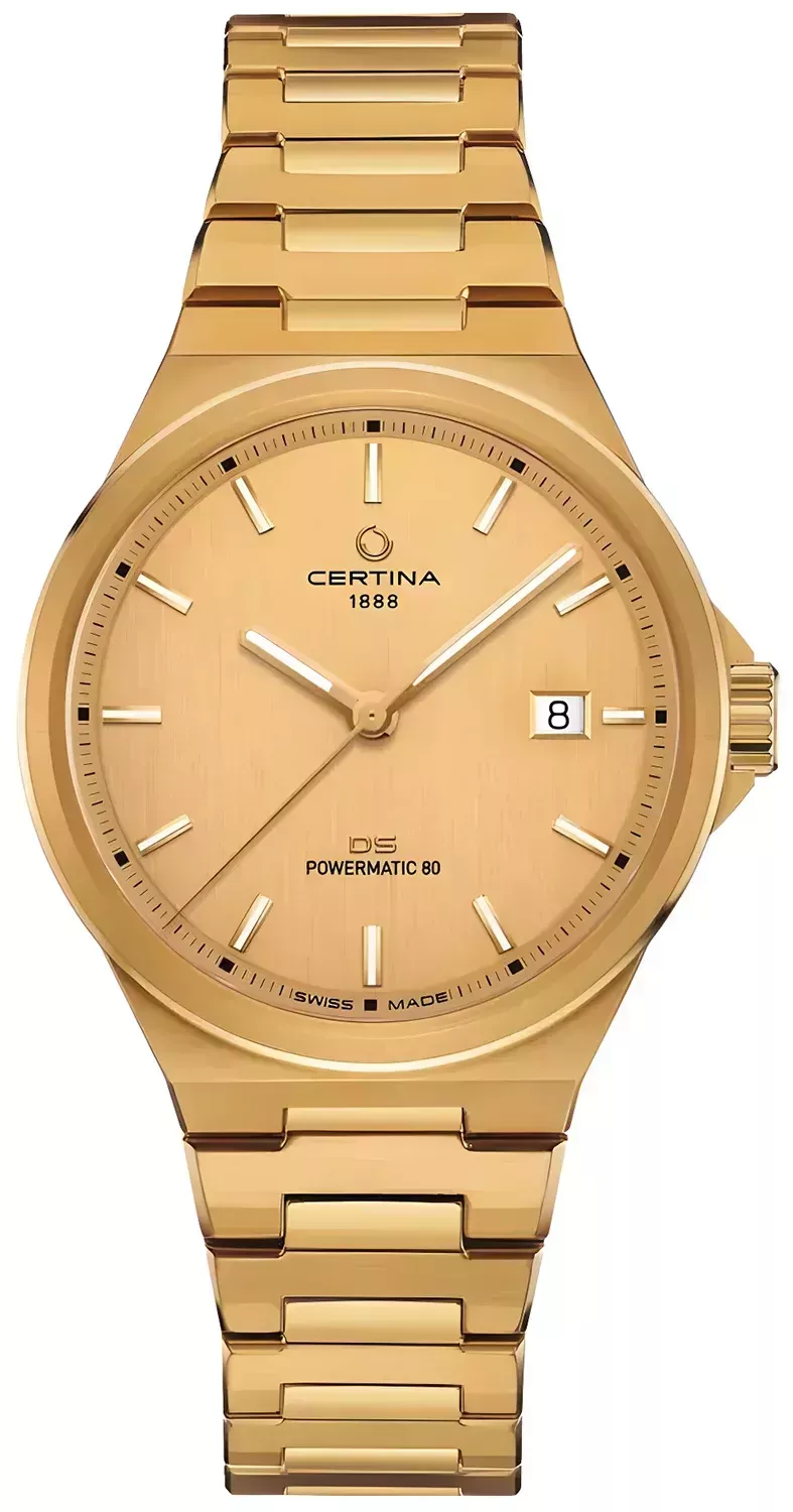 Zegarek Certina DS-7 Powermatic 80 na złotej bransolecie C043.407.33.361 (1).webp