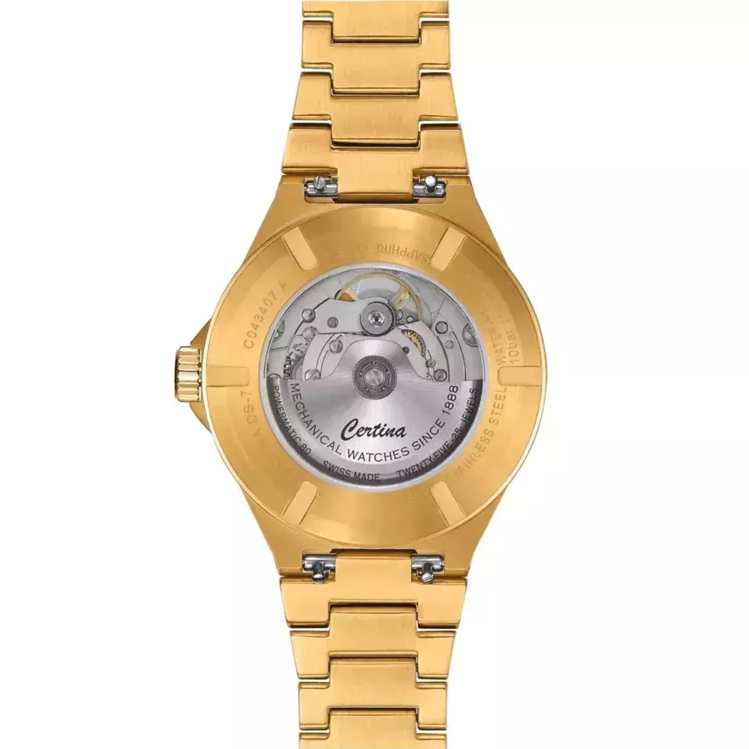 Zegarek Certina DS-7 Powermatic 80 na złotej bransolecie C043.407.33.361 (1).webp