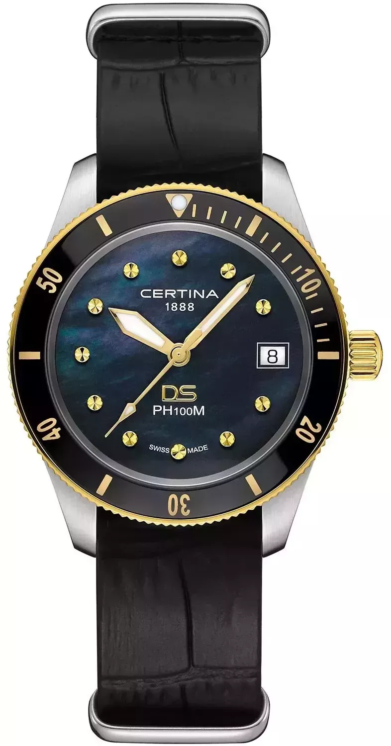 Zegarek CERTINA C044.210.26.051.00 Są prawowitymi następcami niezwykle wytrzymałych modeli z lat 60., które przyciągały uwagę swoim morskim charakterem i sportowym, eleganckim stylem..webp