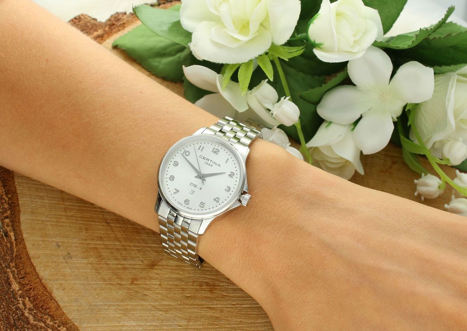 Zegarek damski Certina DS-8 Lady C045.010.11.032.00 – srebrny, szwajcarski, Precidrive™, elegancja i precyzja (2).jpg