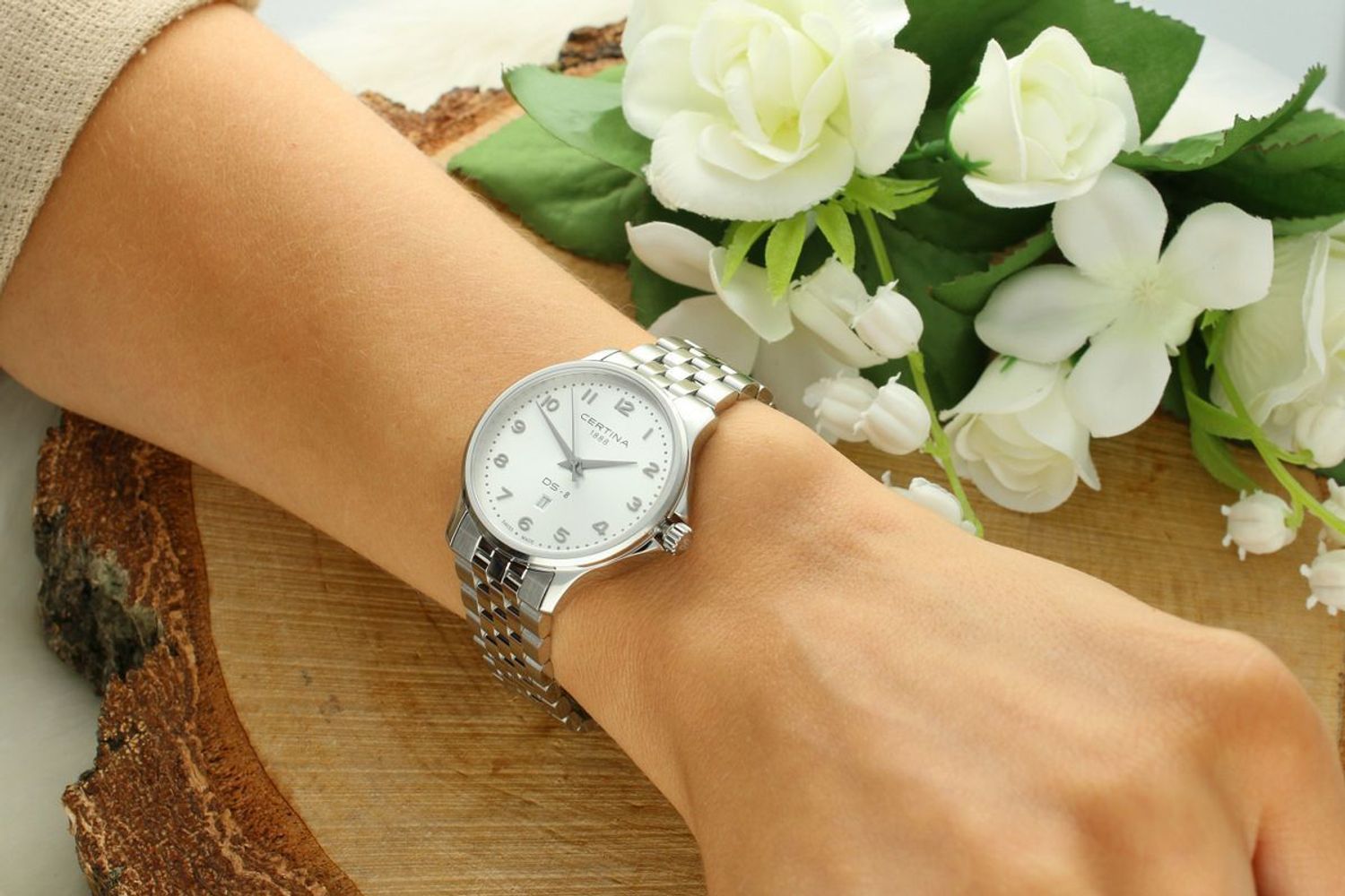 Zegarek damski Certina DS-8 Lady C045.010.11.032.00 – srebrny, szwajcarski, Precidrive™, elegancja i precyzja (2).jpg