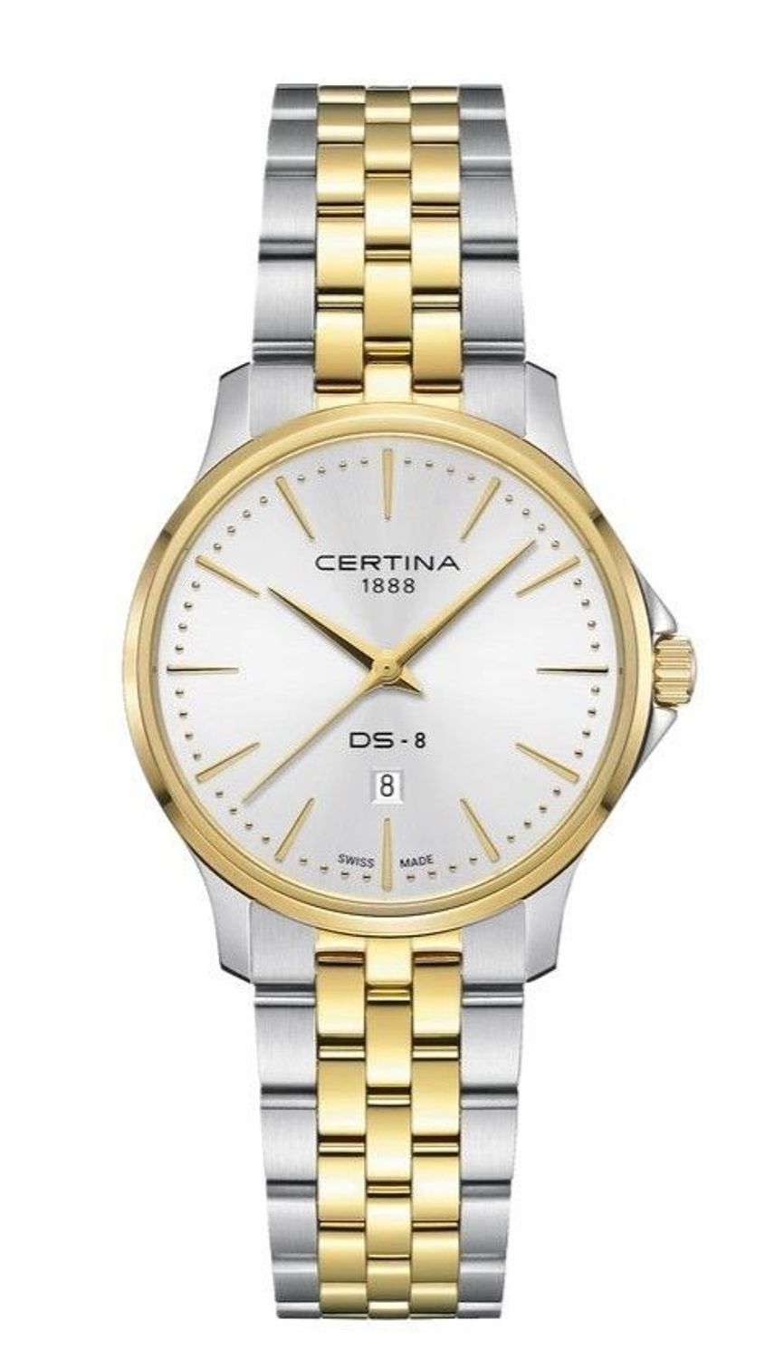 Zegarek damski Certina DS-8 Lady 31mm bicolor C045.010.22.031.00. Zegarek damski do nurkowania. Damski zegarek Certina na prezent. Damski zegarek szwajcarski bicolor. Pomysł na prezent dla kobiety. 1.jpg