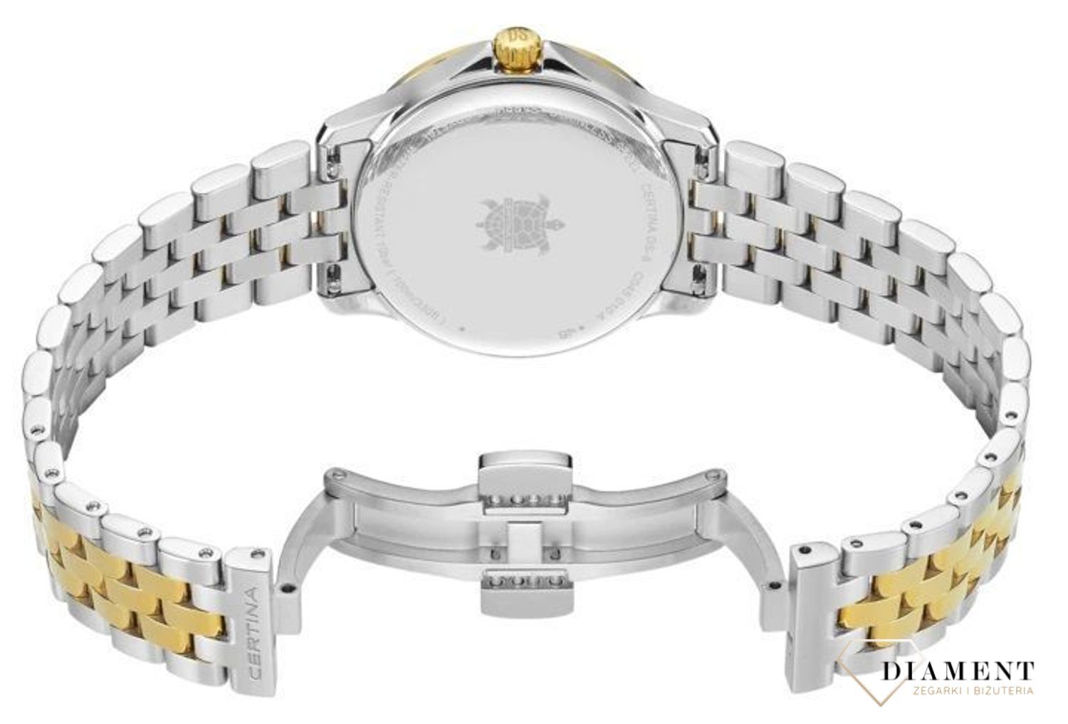Zegarek damski Certina DS-8 Lady 31mm bicolor C045.010.22.031.00. Zegarek damski do nurkowania. Damski zegarek Certina na prezent. Damski zegarek szwajcarski bicolor. Pomysł na prezent dla kobiety. 1.jpg