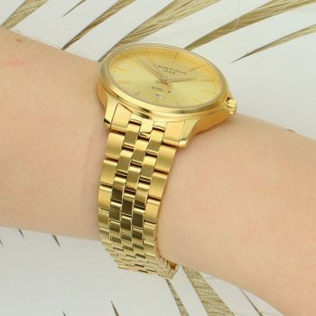 Certina DS-8 Lady 31mm C045.010.33.361.00 – Złoty Zegarek Damski Kwarcowy, Wodoszczelny 100m all gold.jpg