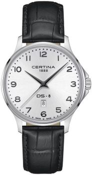 Zegarek Certina DS-8 Gent C045.410.16.032.00 Męski Szwajcarski Skórzany Pasek (1).jpg