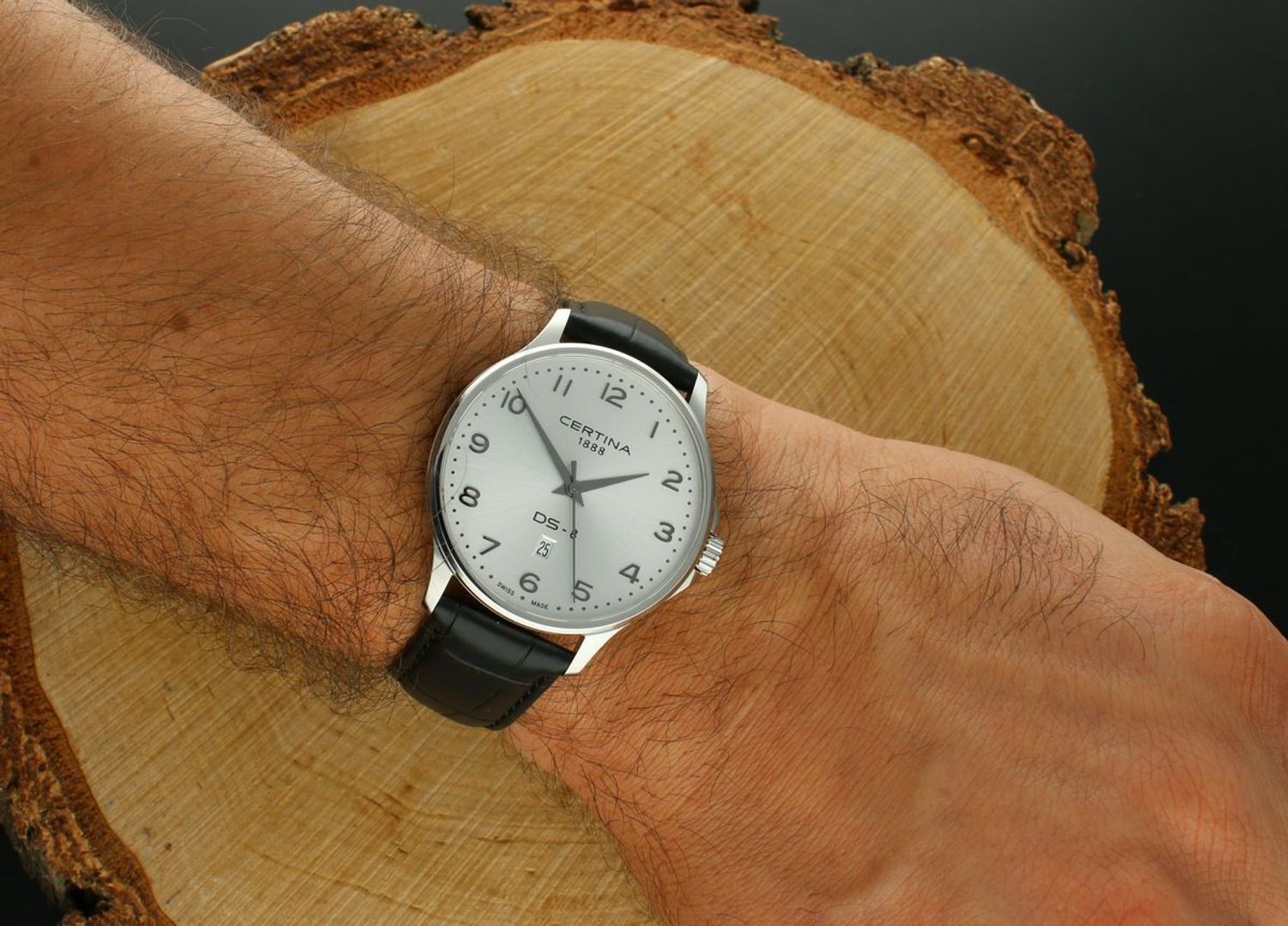 Zegarek Certina DS-8 Gent C045.410.16.032.00 Męski Szwajcarski Skórzany Pasek (1).jpg
