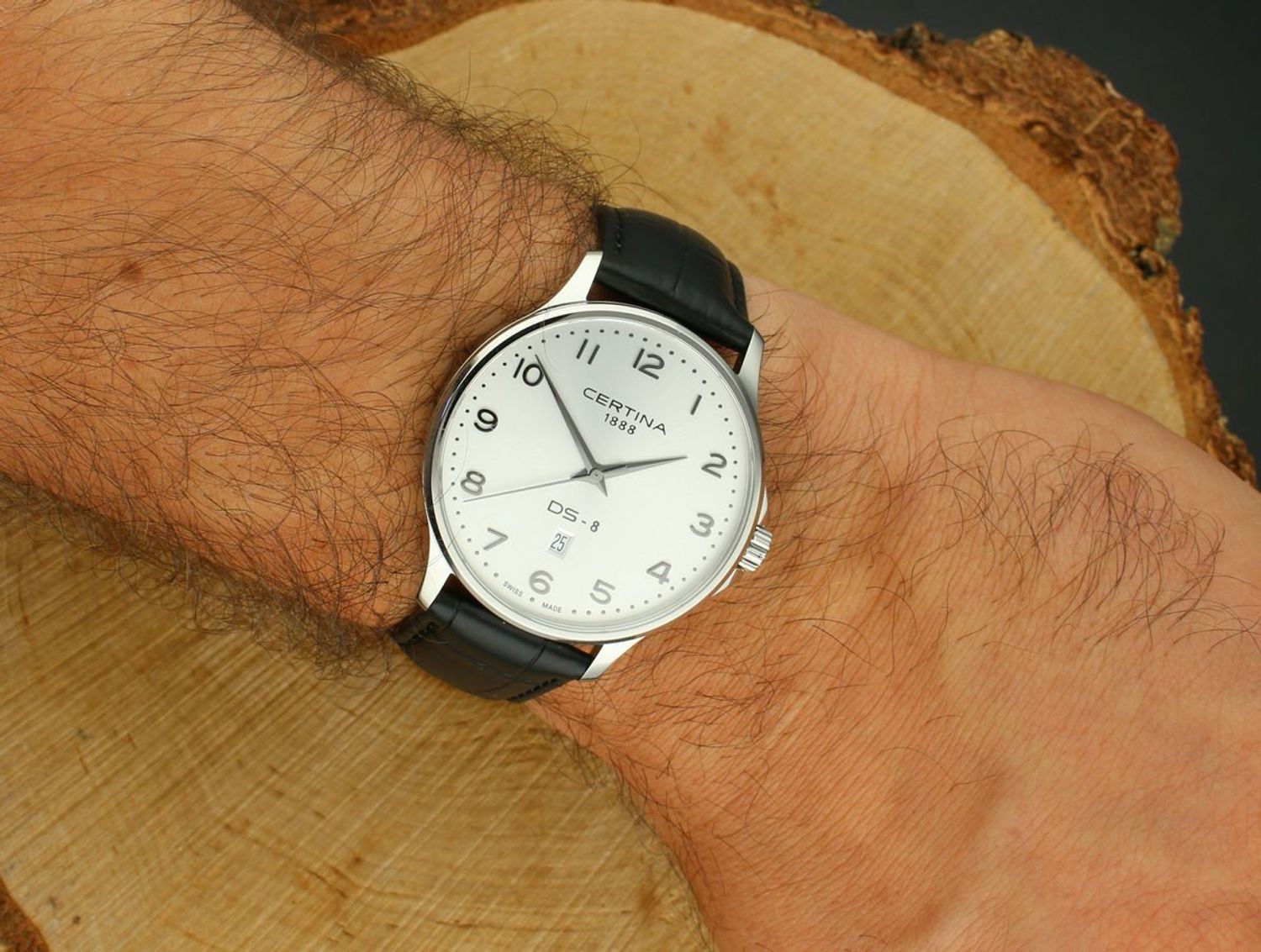 Zegarek Certina DS-8 Gent C045.410.16.032.00 Męski Szwajcarski Skórzany Pasek (1).jpg