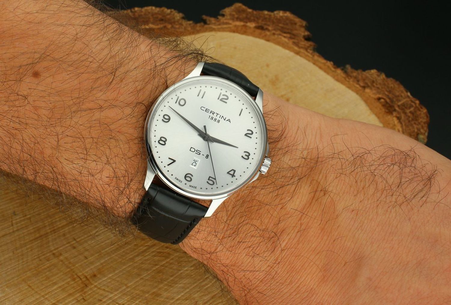 Zegarek Certina DS-8 Gent C045.410.16.032.00 Męski Szwajcarski Skórzany Pasek (1).jpg