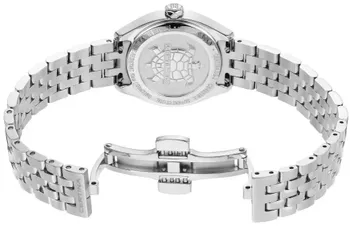 Elegancki damski zegarek Certina C049.210.11.126.01 Swiss Made z diamentami, kwarcowym mechanizmem i szkłem szafirowym. Idealny na co dzień i wyjątkowe okazje.3.webp