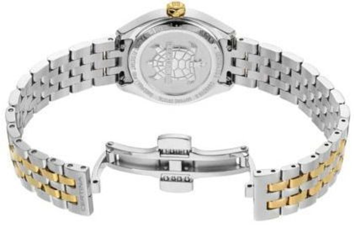 Luksusowy damski zegarek Certina DS-2 Lady Diamonds Swiss Made z diamentami, mechanizmem ETA Precidrive, złotą powłoką PVD i wodoszczelnością 100 m.1.jpg