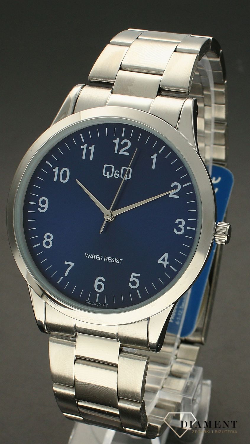 Zegarek damski Q&Q na bransolecie C11A-003P. Zegarek damski na bransolecie. Zegarek damski z wyraźnymi cyframi. Zegarek damski QQ idealny na prezent dla kobiety..jpg