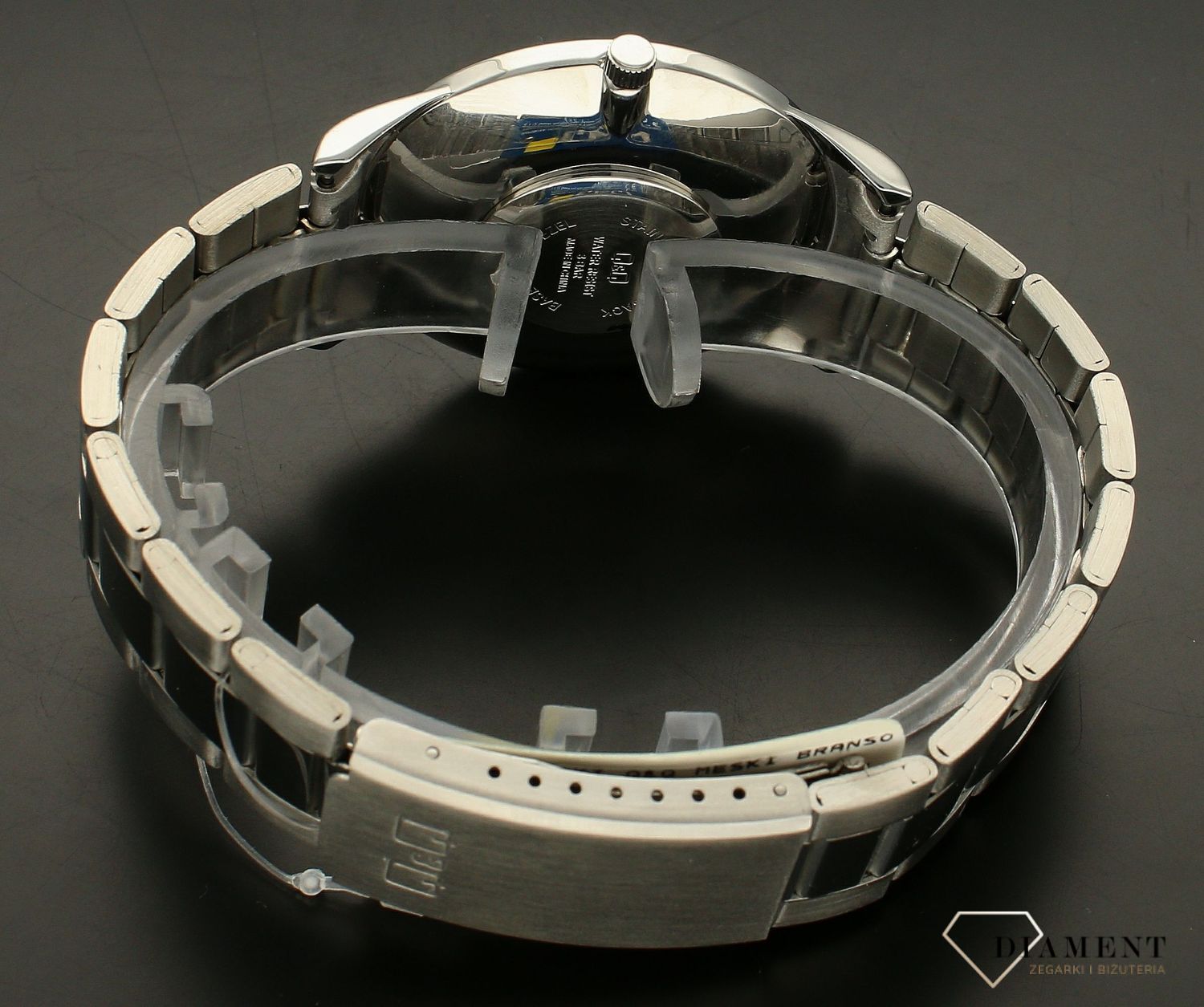 Zegarek damski Q&Q na bransolecie C11A-003P. Zegarek damski na bransolecie. Zegarek damski z wyraźnymi cyframi. Zegarek damski QQ idealny na prezent dla kobiety..jpg