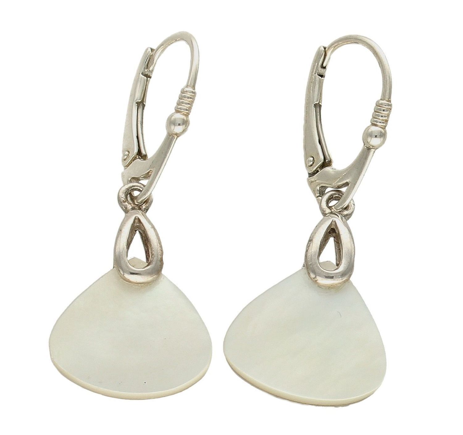 Kolczyki srebrne z masą perłową C14-FIR-IKMW007. Kolczyki srebrne wiszące. Kolczyki z masą perłową. Kolczyki srebrne damskie. Kolczyki srebrne idealne na prezent. Kolczyki srebrne z zapięciem na bigiel..jpg