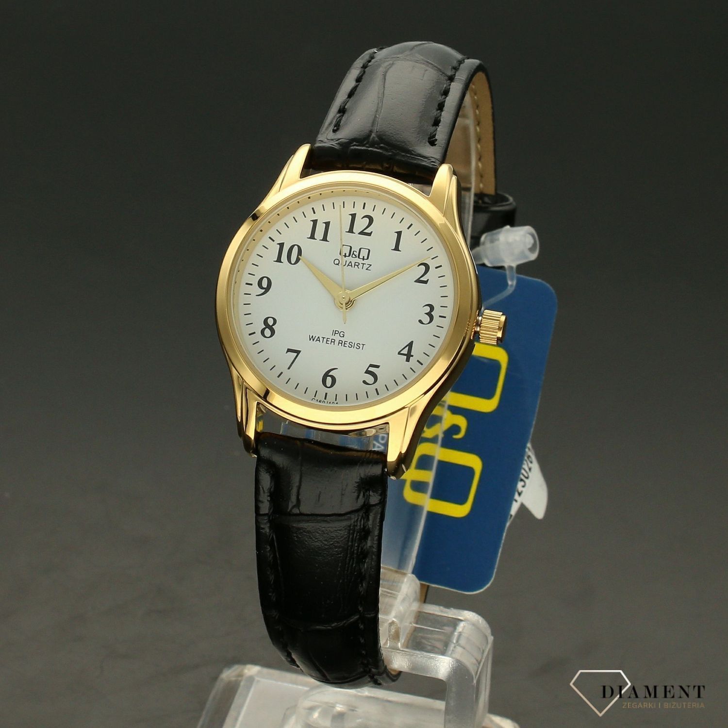 Zegarek damski na pasku  z czytelną tarczą Q&Q CLASSIC C169-104 (1).jpg