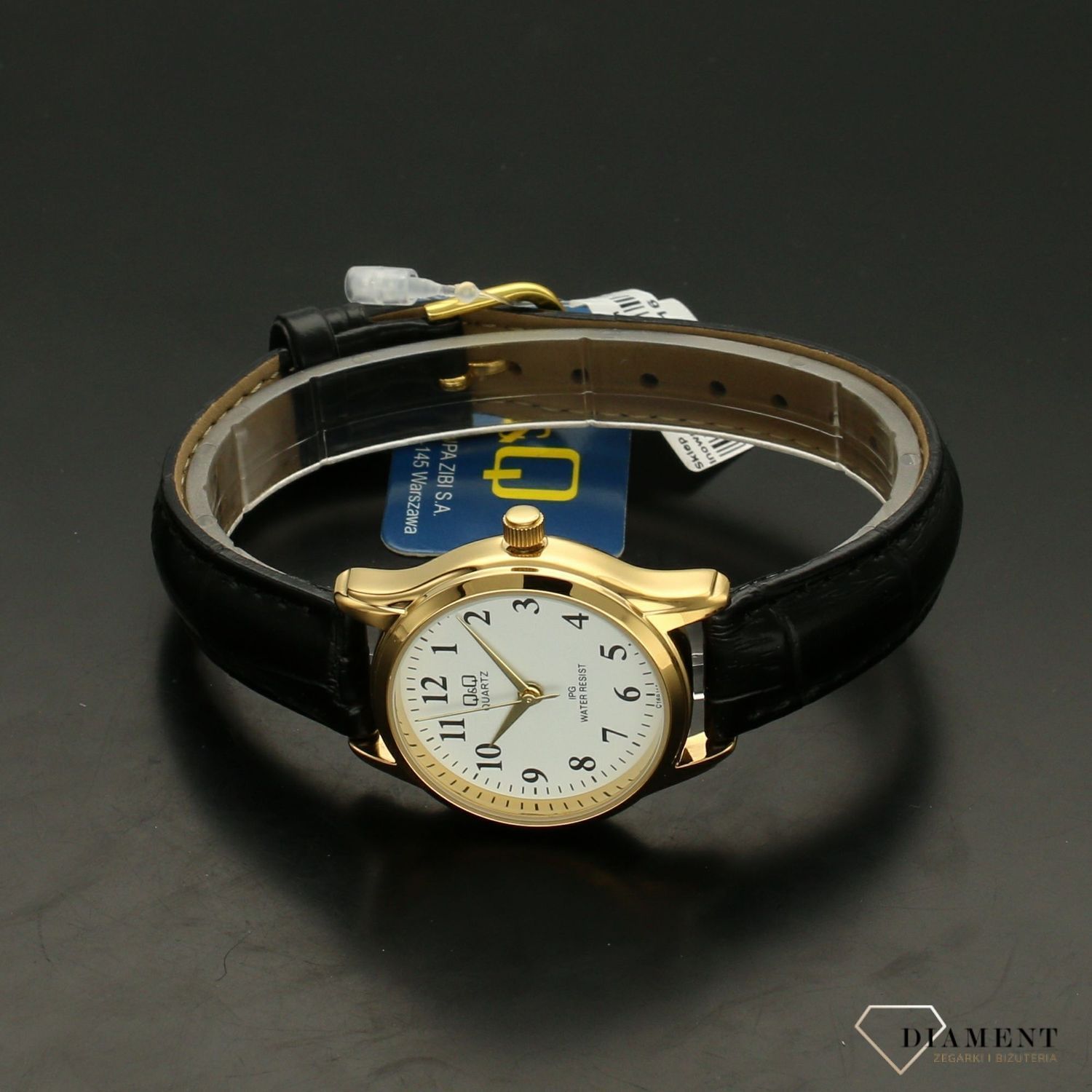 Zegarek damski na pasku  z czytelną tarczą Q&Q CLASSIC C169-104 (1).jpg