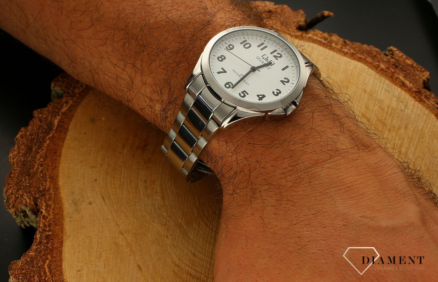 Zegarek męski QQ na bransolecie C192-204.jpg