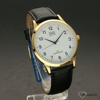 Zegarek męski klasyczny na skórzanym pasku QQ C212-104   (1).jpg