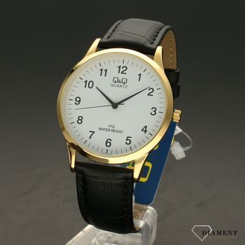 Zegarek męski klasyczny na skórzanym pasku QQ C212-104   (2).jpg